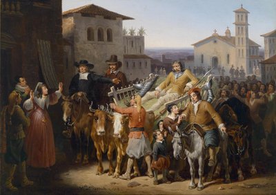The Return of Don Quixote by Hippolyte Lecomte